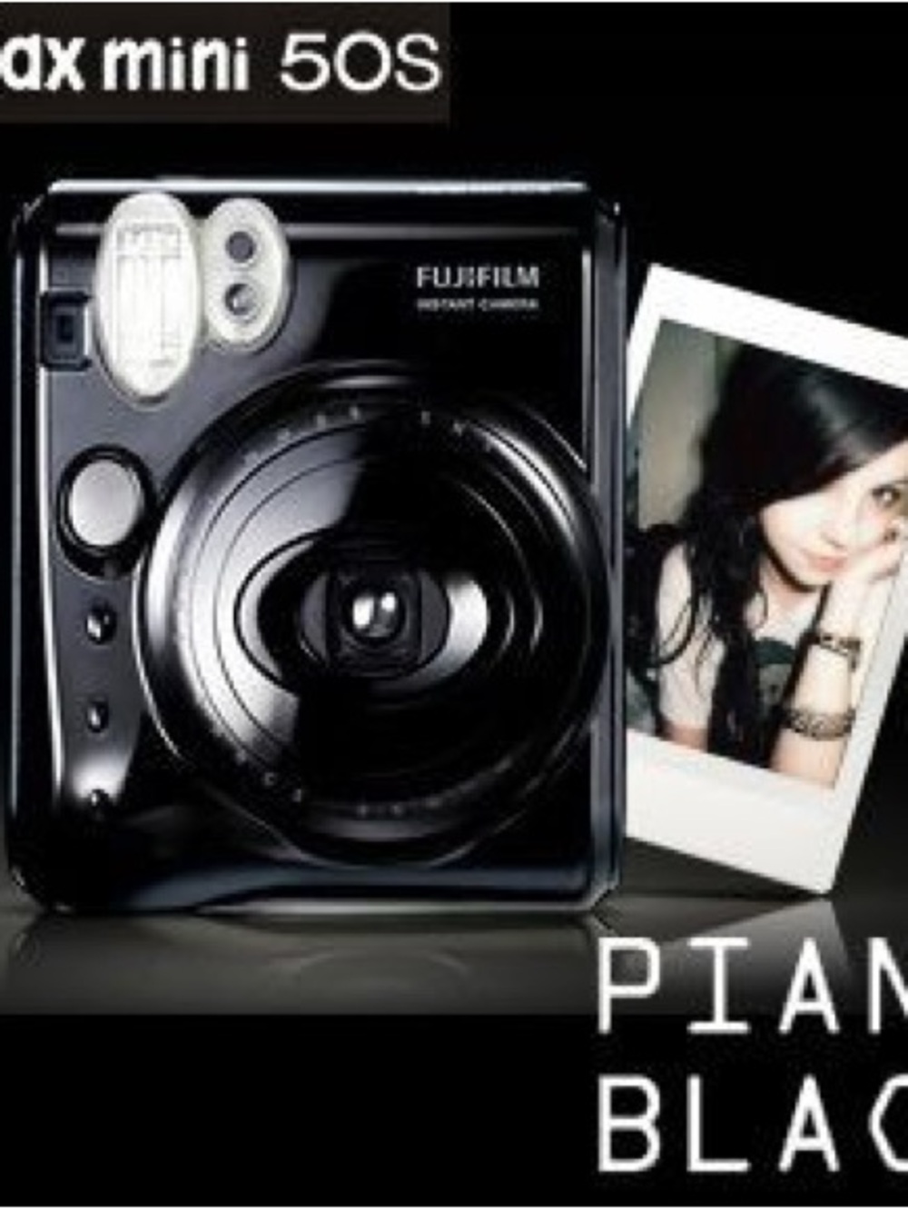 Fujifilm Piano Black Instant Camera